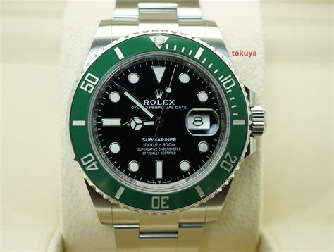 rolex submariner green bezel black dial